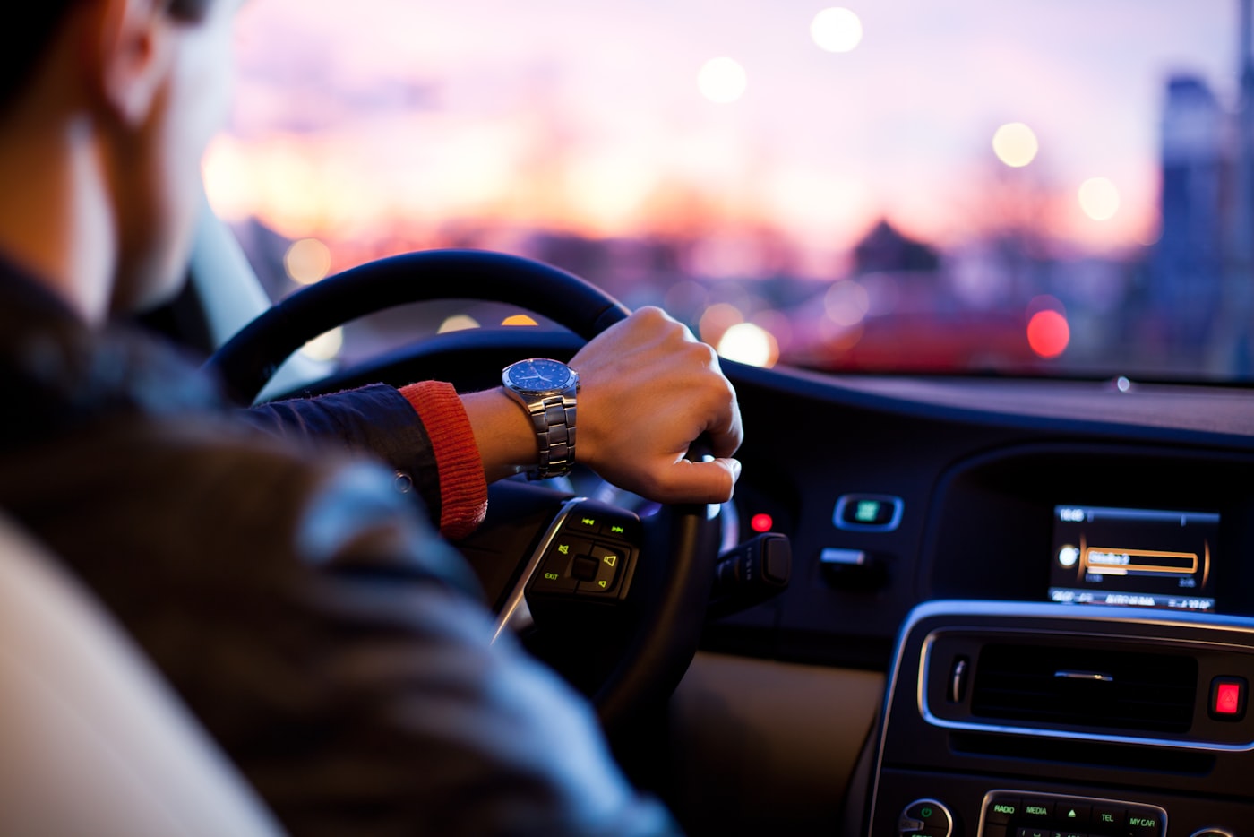 Car on a Texas highway after an SR-22 policy binds